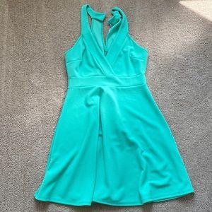 Mint green dress